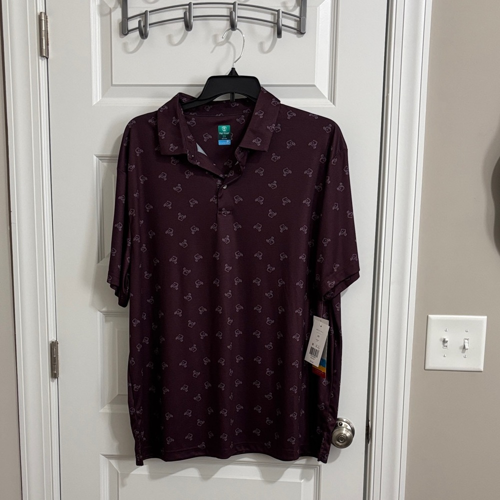 Men's Purple Patterned Shirt
